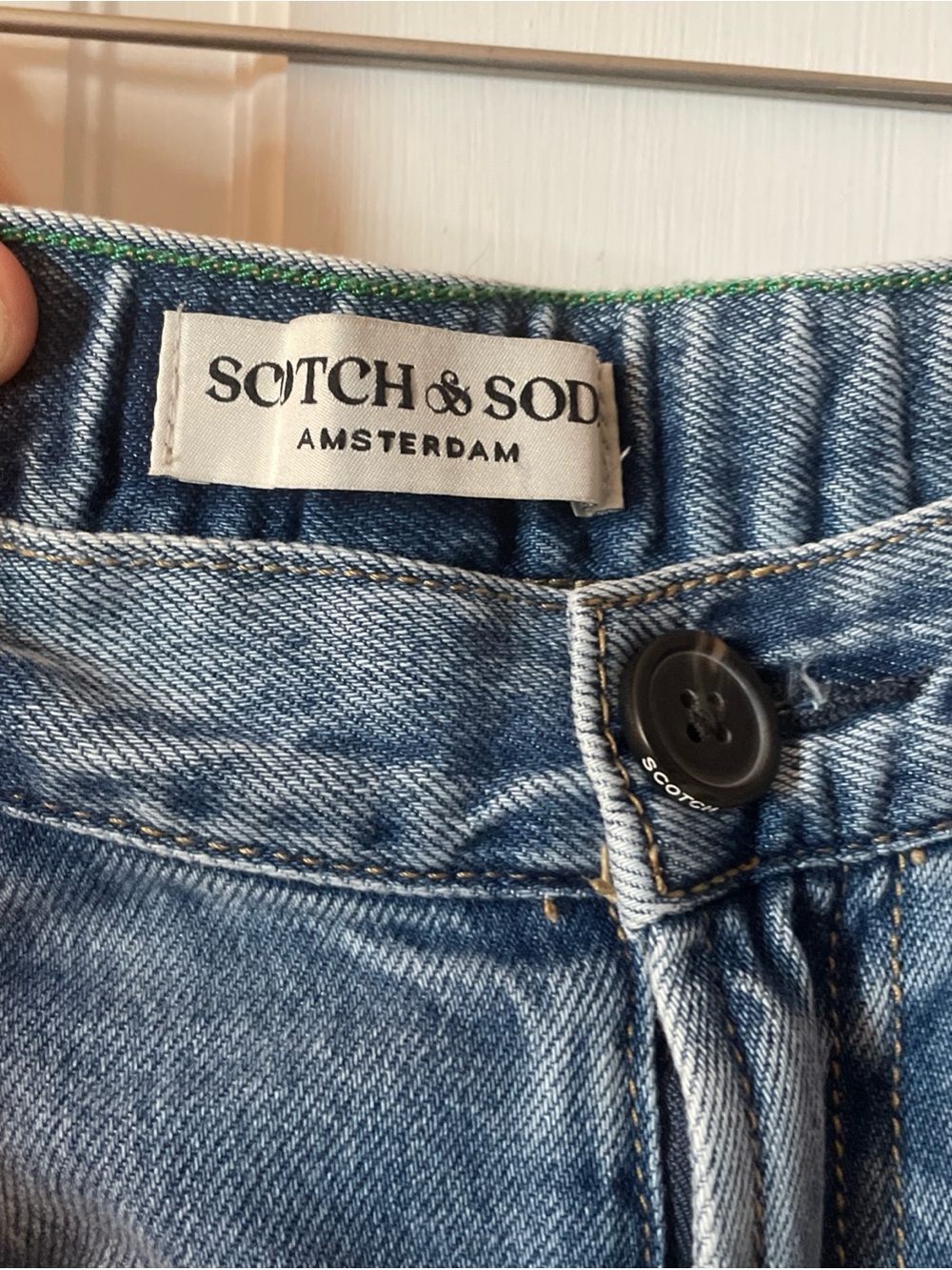 Scotch And Soda Highrise Wideleg Dark Wash Jeans Sz 6/28 - Picture 2 of 6